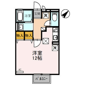 【間取り】 | ジョーカンサニーガーデン | お部屋の間取りです