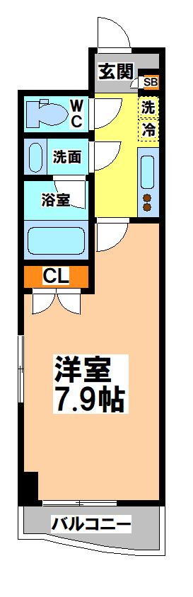 小金井市本町３丁目の賃貸マンションの間取り