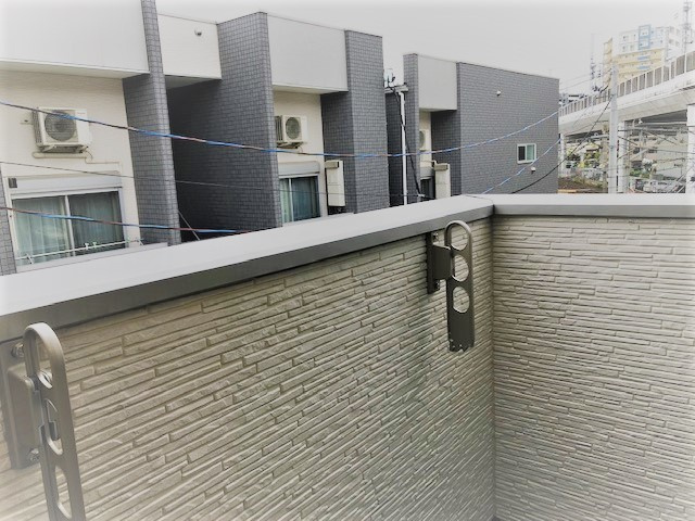リヴェール大和町のバルコニー