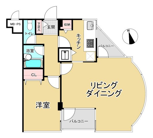 ラミアール南阿佐ヶ谷の間取り