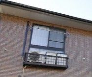プレジール 住吉のバルコニー