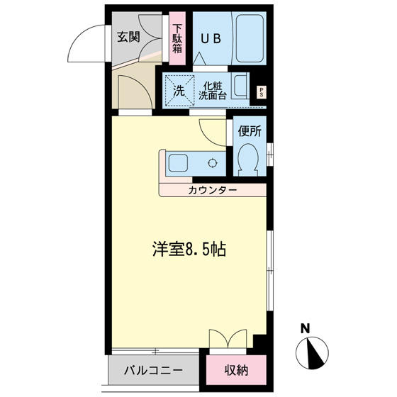 inaハイム田無の間取り