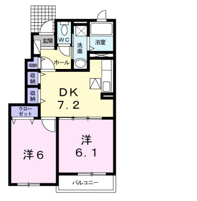 シャルロットⅠの間取り