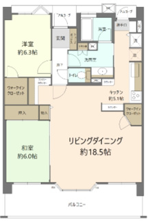 【間取り】 | レクセルマンション三鷹の森