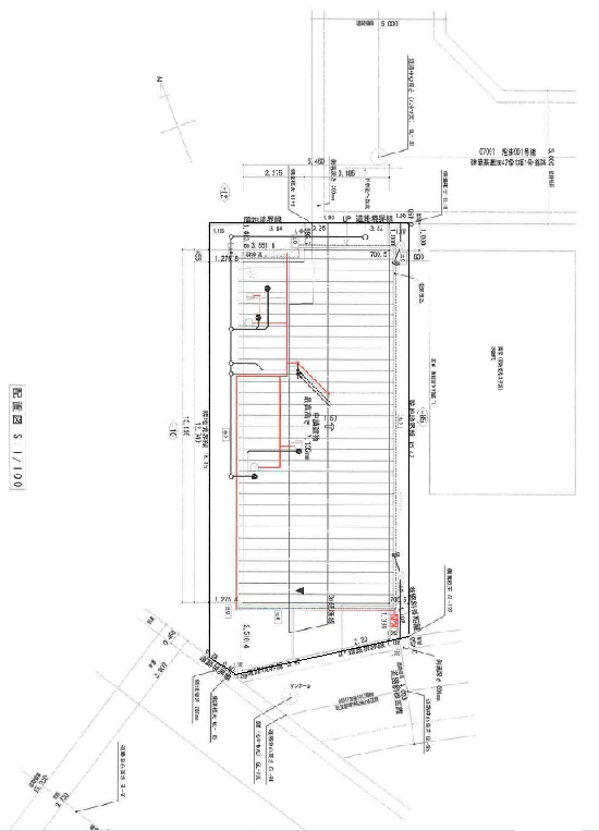 高知市中須賀町 -１号地（西）- 新築戸建ての区画図
