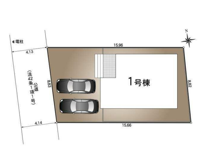 クレイドルガーデン 津田本町第2の区画図