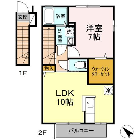 【間取り】 | ル・コンフォール国立