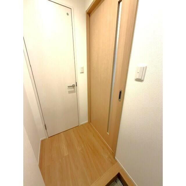 パピエ旗の台の玄関