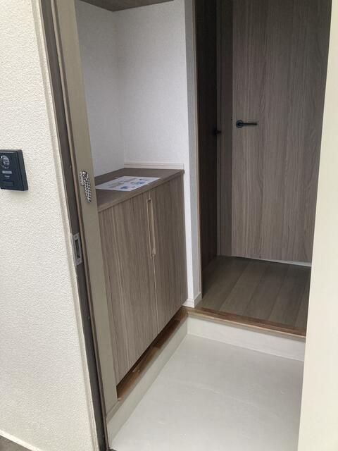 コーポ原井の玄関