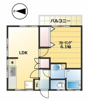 コーポ原井の間取り