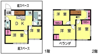 【間取り】 | 練馬区向山４丁目賃貸戸建 | 間取りです。
