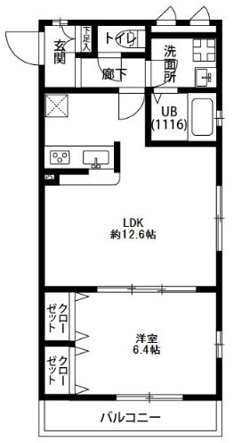 アムール　奈良町の間取り