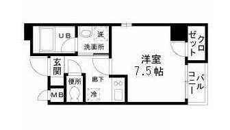エスポワールの間取り|間取りです。