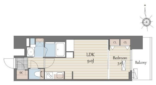 S-RESIDENCE天満橋arの間取り