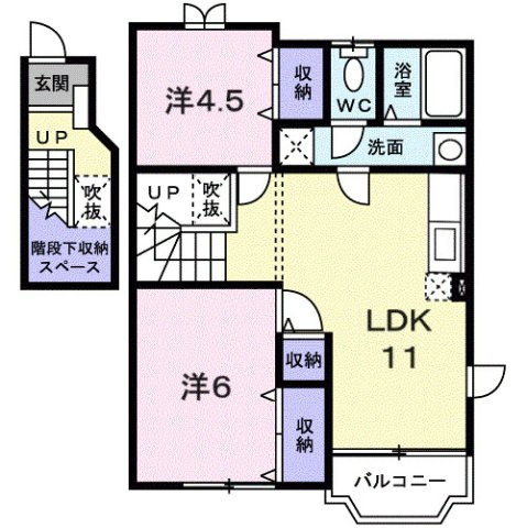 フィエルテの間取り