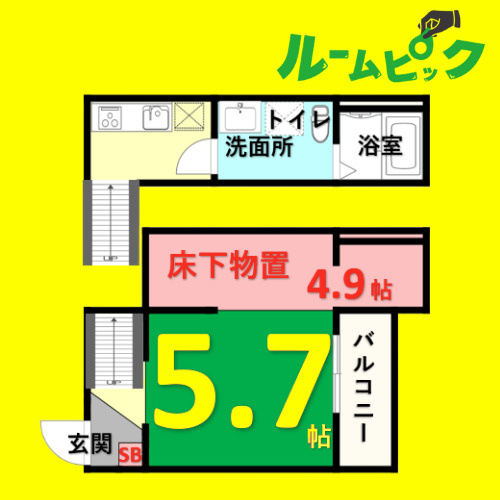IRIS　Garden(イリスガーデン)　名古屋市賃貸　仲介手数料無料の間取り