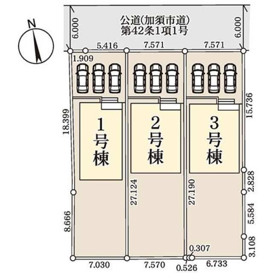 【区画図】 | Livele Garden.S加須不動岡1号棟