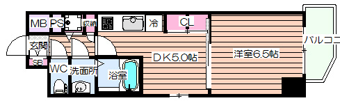 【間取り】 | プレサンス江戸堀