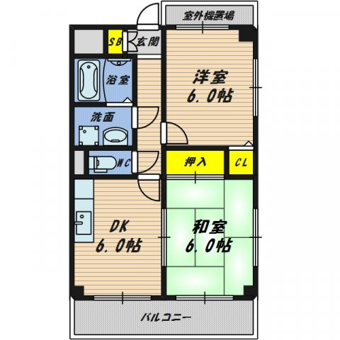 【間取り】 | ニューセンチュリー西村