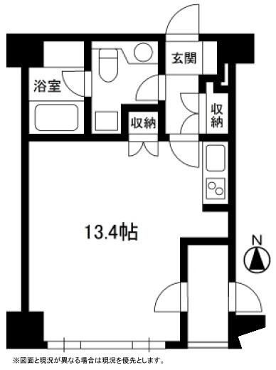 麻布十番ハイツの間取り