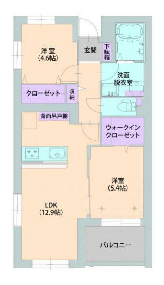 ルーチェ国立ズードの間取り