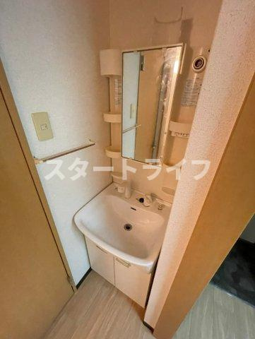 大阪市東淀川区東中島１丁目の賃貸マンションの洗面所