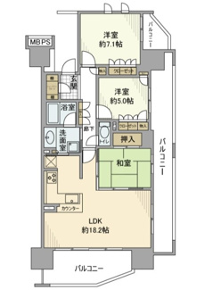 【間取り】 | ライオンズオーチャードガーデン  | 間取りです。