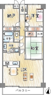 【間取り】 | ライオンズマンション長興寺北