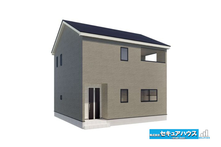 【同施工物件ご案内可能】豊明市間米町榎山　全1棟の外観|【外観パース】
■株式会社　セキュアハウス■
住宅ローンに強く、知識、経験豊富なスタッフ在籍
お客様に寄り添い、ご成約後もサポート致します。　　　　　　　　　　　　　　　　　　　　　　　　　　　　　　