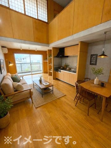 菊池郡菊陽町新山３丁目のアパートの居間・リビング|※写真はイメージです。現況優先
