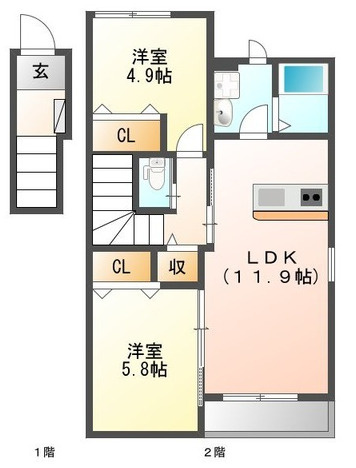 ヴァンベールの間取り