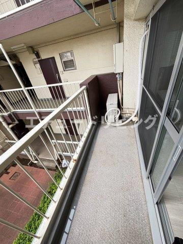 志木住宅のバルコニー