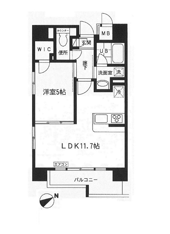 椿の間取り