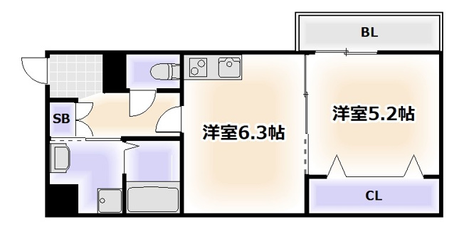 【間取り】 | GARDENIA天王寺南
