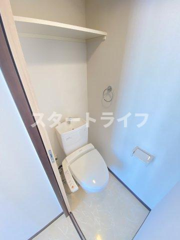 大阪市東淀川区東中島２丁目の賃貸マンションのトイレ