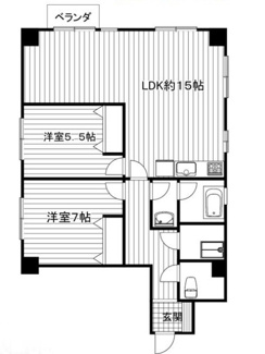 【間取り】 | 白金台八光マンション | 間取りです。