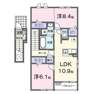 【間取り】 | ラフェルム千歳烏山 | 間取りです。