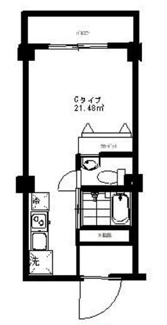 【間取り】 | 第６朝日ビル | 間取りです。