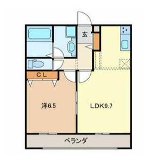 【間取り】 | ミルクリーク川口 | 間取りです。