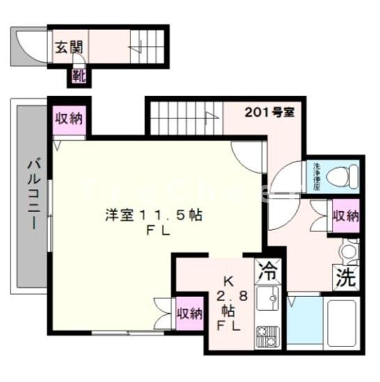 エム・スタジオの間取り
