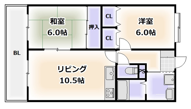 【間取り】 | リアライズ花園町