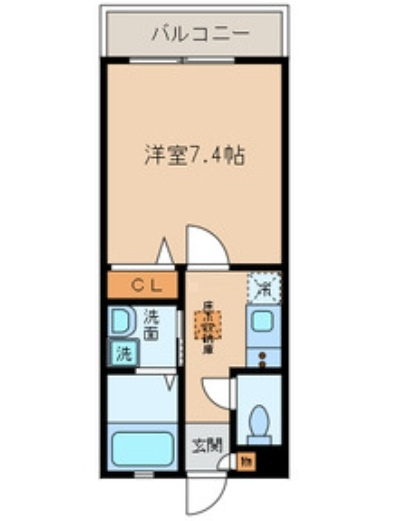 Toccataの間取り|間取りです。