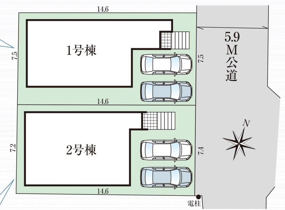 グラファーレ　岡崎市細川町2期の区画図|ゆとりある区画設計で、家族全員の暮らしにフィットします。暮らしやすさを重視した区画です。									
									
