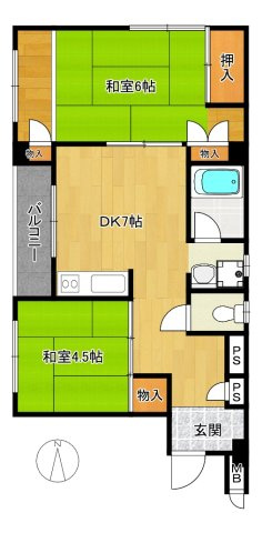 信愛ビルの間取り