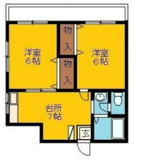 【間取り】 | ヴィラ貝坂 | 間取りです。