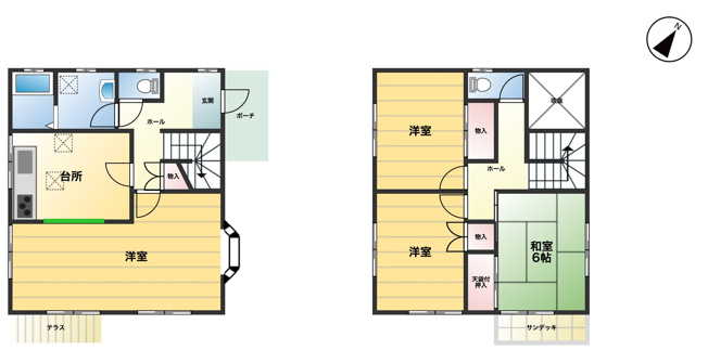 【間取り】 | 北本市下石戸　中古戸建