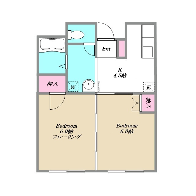 オークヒル元住吉の間取り|間取りです。