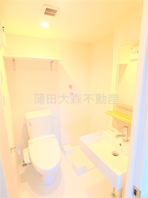 Trias381の洗面所
