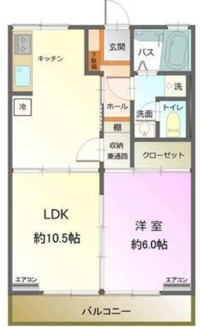 シティハイム　ハーモネートの間取り|フルリノベーションしてきれいなお部屋です。