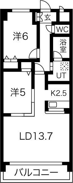メープルコートの間取り